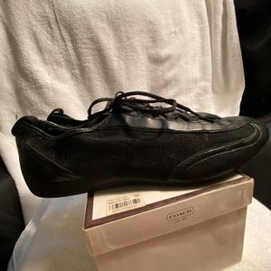 Coach Leather & Mesh Sneakers